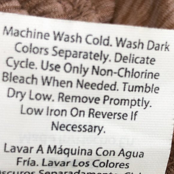 AVIA top super soft long sleeves with thumb holes brown/tan spacedye Size S(4-6) - Picture 7 of 9